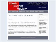 Tablet Screenshot of ksr.csaj-khmer.org